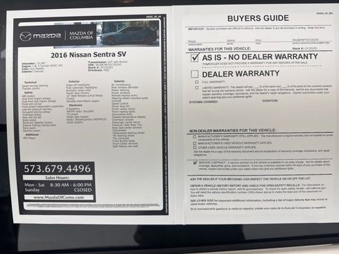 Used 2016 Nissan Sentra SV w/ Style Package image 32