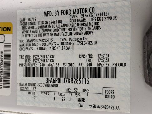 Used 2019 Ford Fusion SE FWD image 37