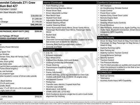 Used 2021 Chevrolet Colorado Z71 AWD/4WD image 1