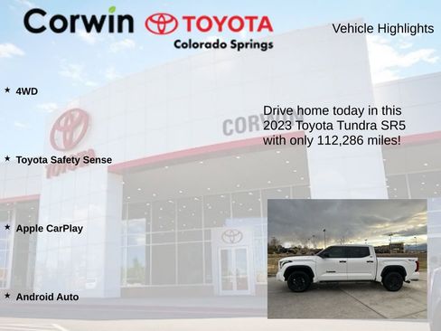 Used 2023 Toyota Tundra SR5 AWD/4WD image 6