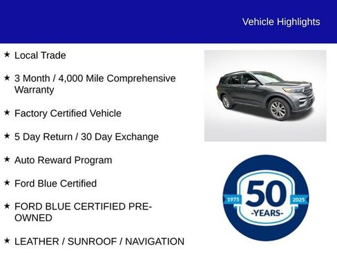 Used 2020 Ford Explorer XLT w/ Equipment Group 202A AWD/4WD image 5