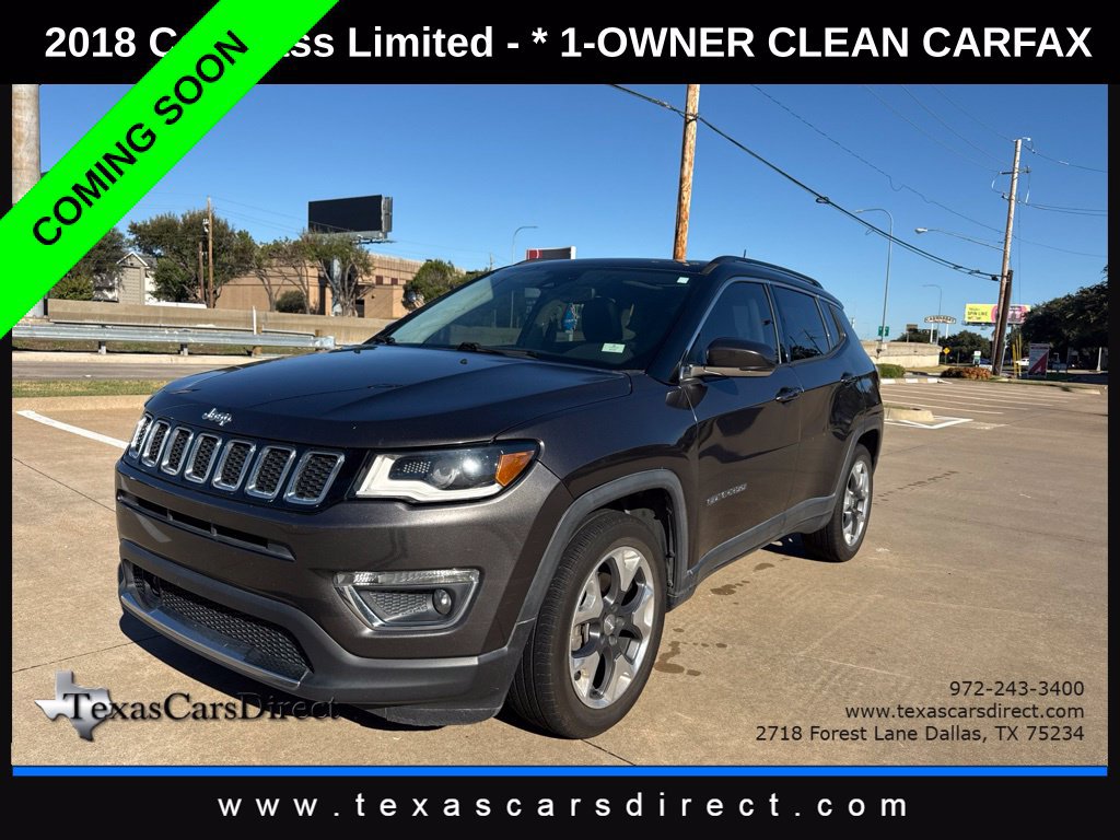 Used 2018 Jeep Compass Limited w/ Navigation Group FWD image 1