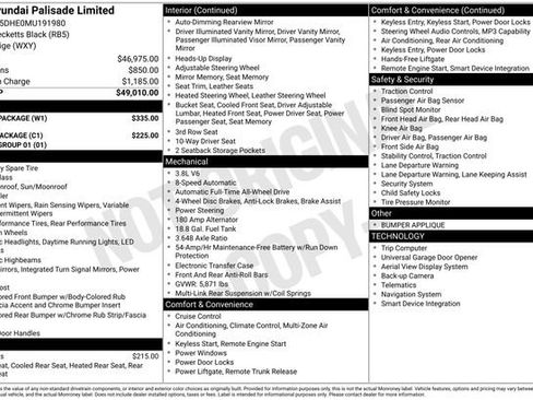 Used 2021 Hyundai Palisade Limited w/ Winter Package image 32