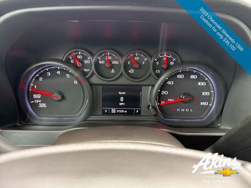 Certified 2023 Chevrolet Silverado 1500 Custom w/ LPO, Dark Essentials Package AWD/4WD image 24