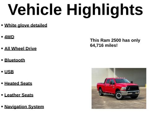 Used 2018 RAM 2500 Tradesman w/ Chrome Appearance Group AWD/4WD image 36