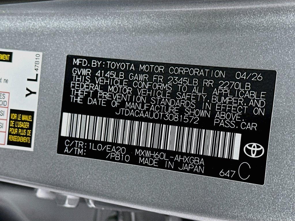 Used 2026 Toyota Prius XLE FWD image 31