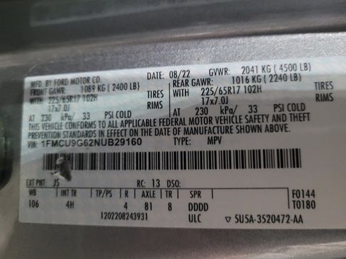 Used 2022 Ford Escape SE w/ Convenience Package image 33