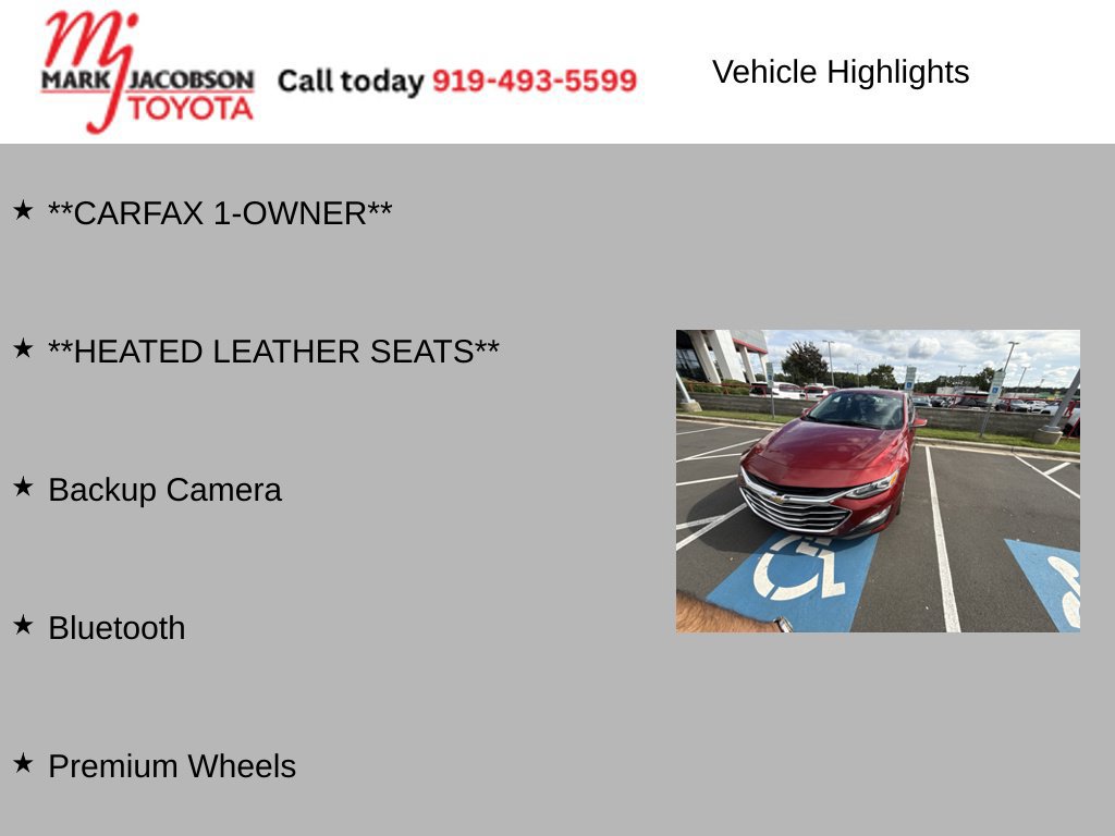 Used 2023 Chevrolet Malibu LT w/ Driver Confidence Package FWD image 7