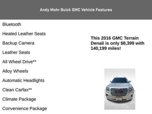 Used 2016 GMC Terrain Denali AWD/4WD image 4