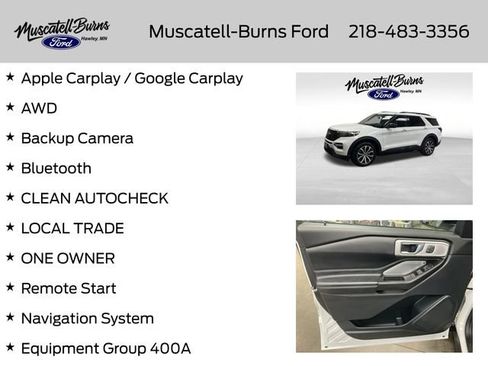 Used 2020 Ford Explorer ST w/ Premium Technology Package AWD/4WD image 7