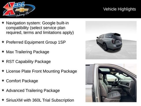 Used 2026 Chevrolet Suburban RST w/ RST Capability Package image 2