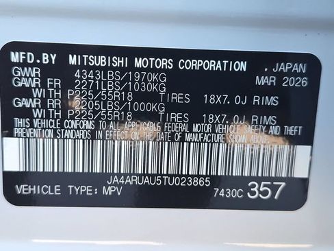 New 2026 Mitsubishi Outlander Sport SE AWD/4WD image 37