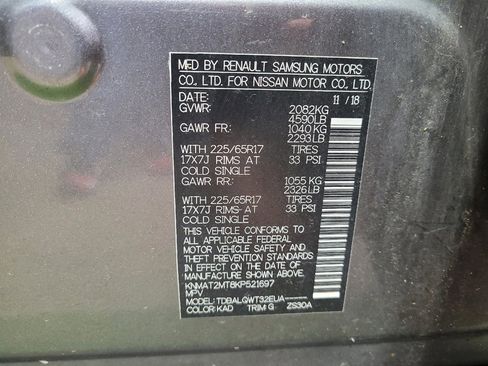 Used 2019 Nissan Rogue SV FWD image 33