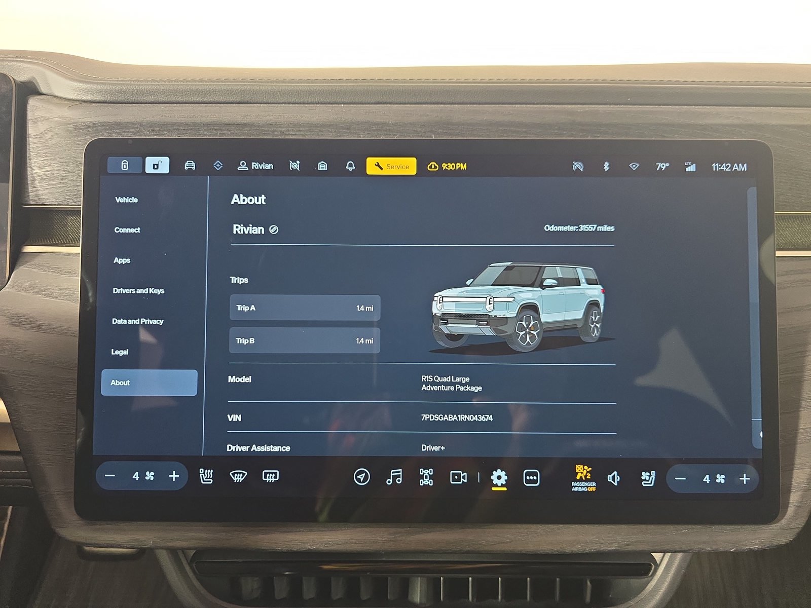 Used 2024 Rivian R1S Adventure Quad AWD/4WD image 27
