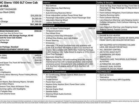 Used 2022 GMC Sierra 1500 SLT w/ X31 Off-Road Package AWD/4WD image 43