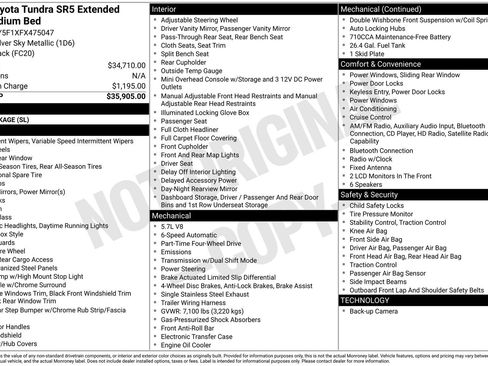 Used 2015 Toyota Tundra SR5 image 2