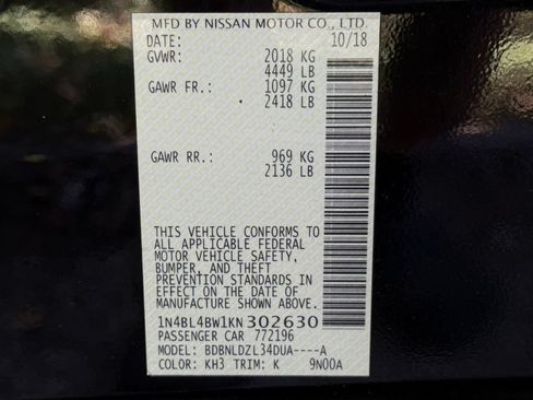 Used 2019 Nissan Altima 2.5 S AWD/4WD image 42