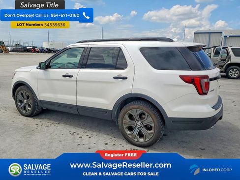 Used 2018 Ford Explorer Sport w/ Equipment Group 401A AWD/4WD image 3