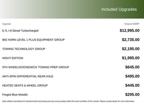 New 2026 RAM 2500 Big Horn image 3