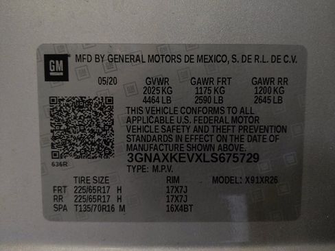 Used 2020 Chevrolet Equinox LT FWD image 33