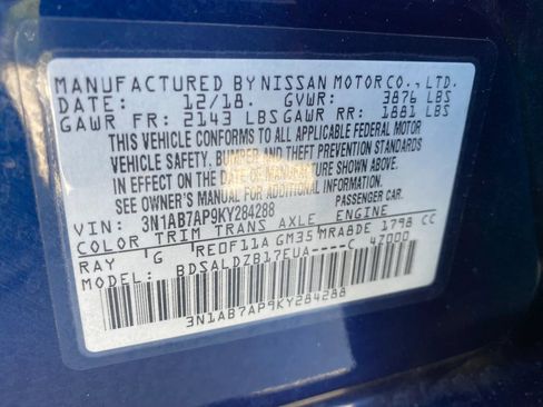 Used 2019 Nissan Sentra SV FWD image 18