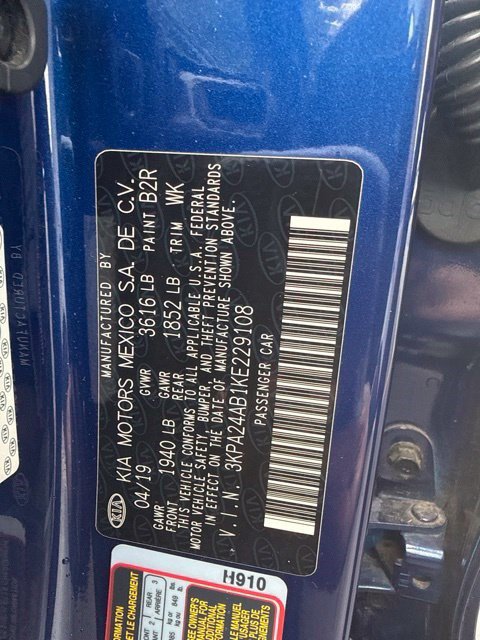 Used 2019 Kia Rio S w/ Technology Package FWD image 7
