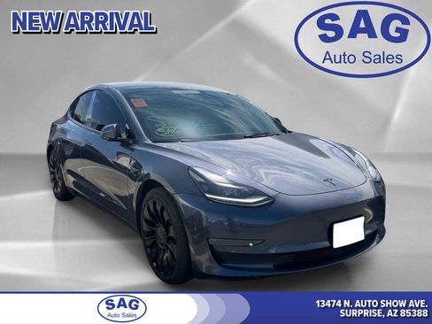 Used 2022 Tesla Model 3 Performance AWD/4WD image 1