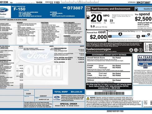 Used 2021 Ford F150 XLT w/ Equipment Group 302A High image 3