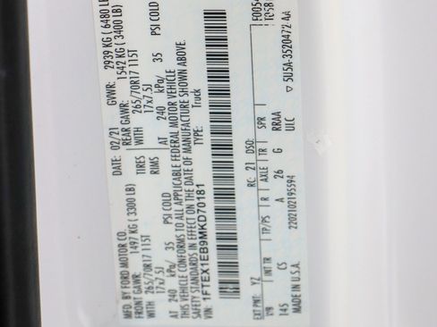 Used 2021 Ford F150 XL w/ XL Power Equipment Group image 33