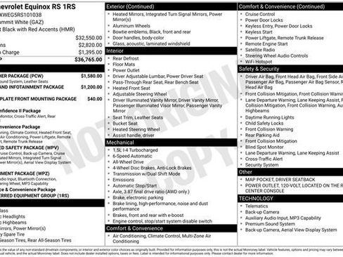 Used 2024 Chevrolet Equinox RS w/ RS Leather Package image 3