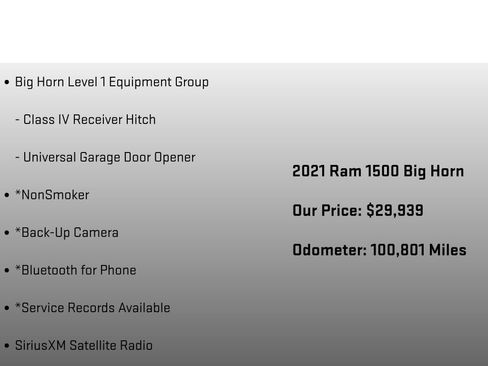 Used 2021 RAM 1500 Big Horn image 24