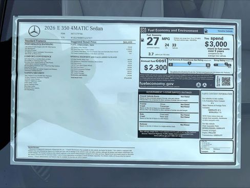 New 2026 Mercedes-Benz E 350 E 350 image 26