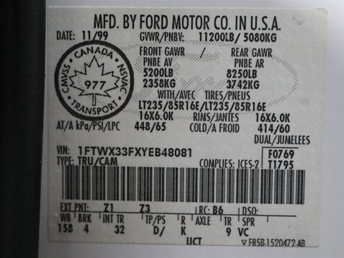 Used 2000 Ford F350 XLT image 90