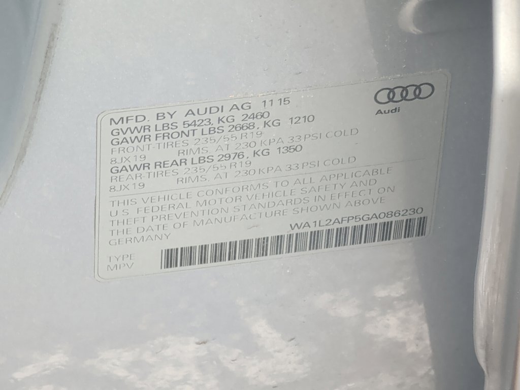 Used 2016 Audi Q5 2.0T Premium Plus w/ Technology Package AWD/4WD image 6
