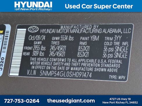 Used 2025 Hyundai Santa Fe Calligraphy FWD image 48