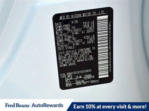 New 2026 Nissan Armada Platinum Reserve AWD/4WD image 26
