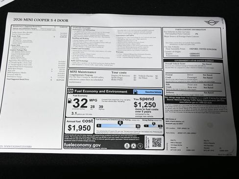 New 2026 MINI Cooper S image 33
