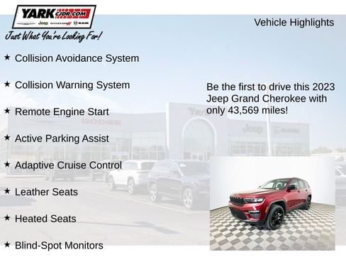 Certified 2023 Jeep Grand Cherokee Limited w/ Black Appearance Package AWD/4WD image 13
