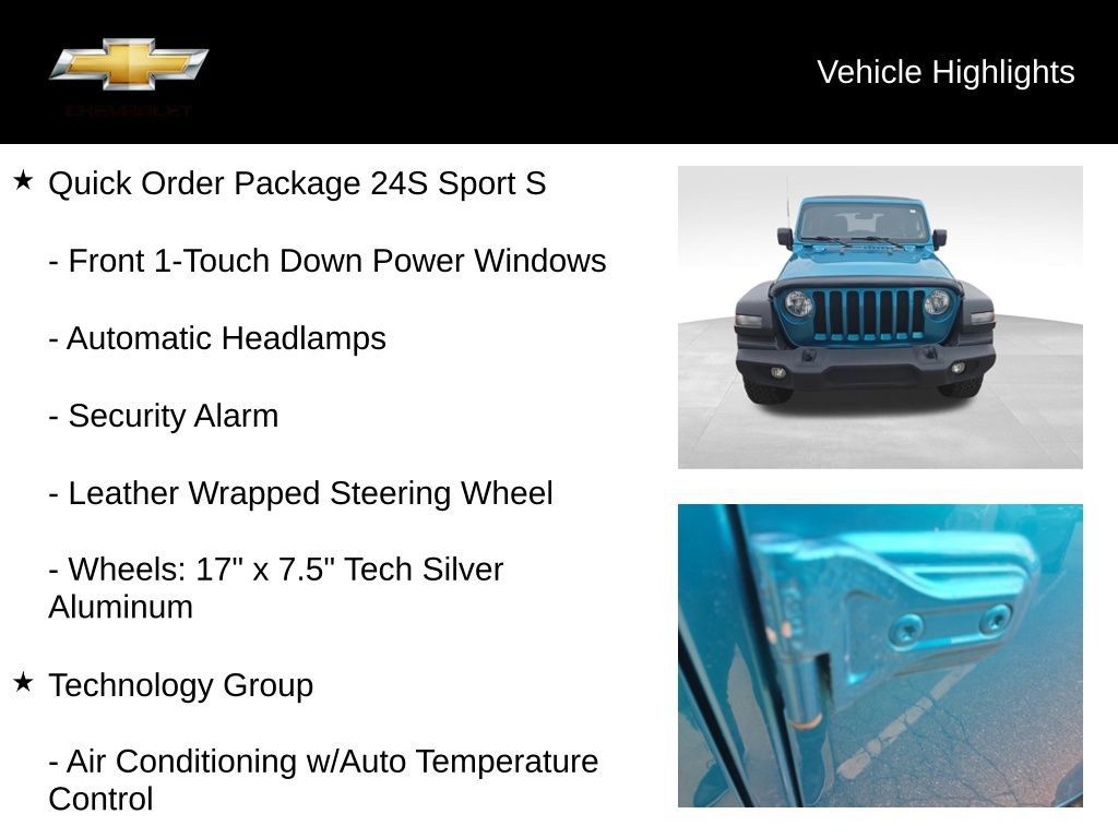 Used 2020 Jeep Wrangler Unlimited Sport S AWD/4WD image 19