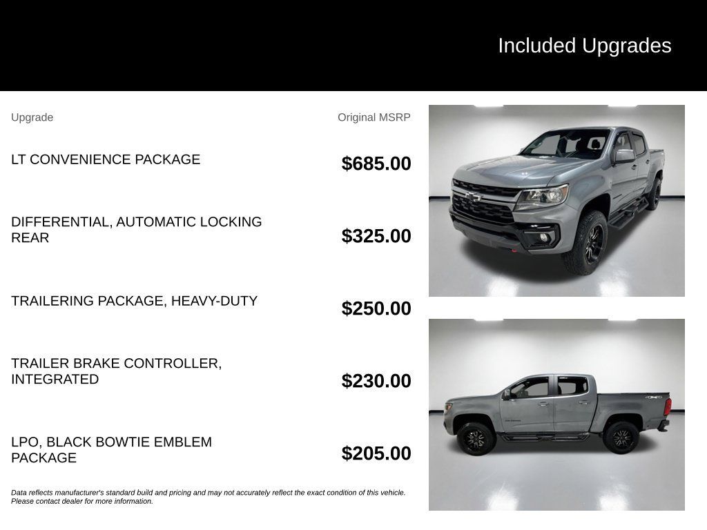 Used 2022 Chevrolet Colorado LT w/ LT Convenience Package AWD/4WD image 7