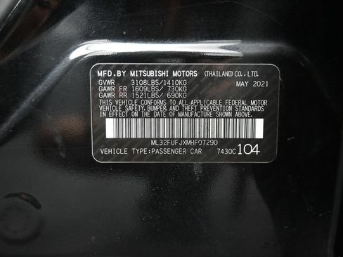 Used 2021 Mitsubishi Mirage G4 ES FWD image 7