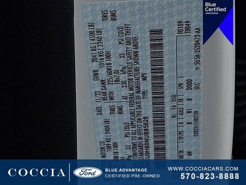 Certified 2022 Ford Escape SEL image 27