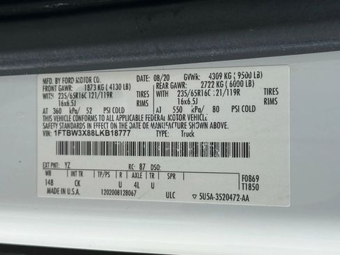 Used 2020 Ford Transit 350 148 High Roof Extended image 41