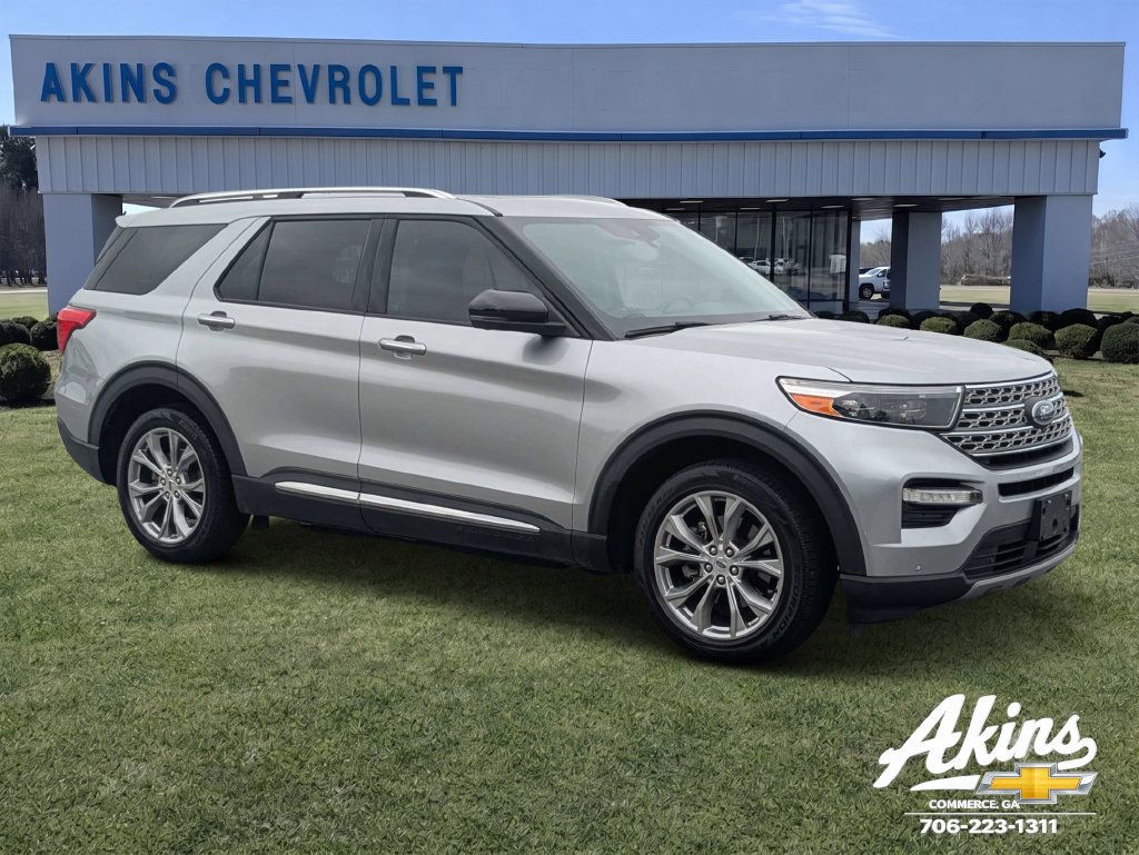 Used 2021 Ford Explorer Limited w/ Equipment Group 301A RWD image 1