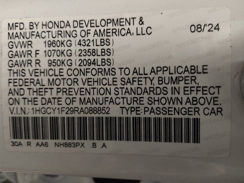 Used 2024 Honda Accord LX image 33