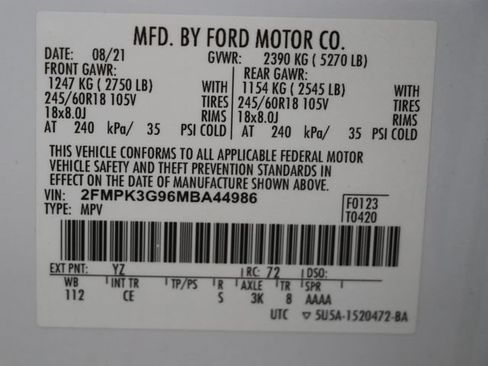 Used 2021 Ford Edge SE FWD image 32