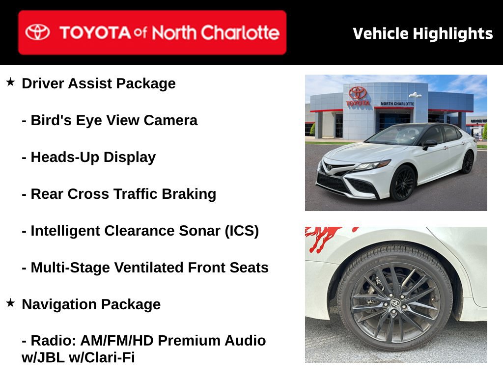 Used 2021 Toyota Camry XSE w/ Navigation Package FWD image 4