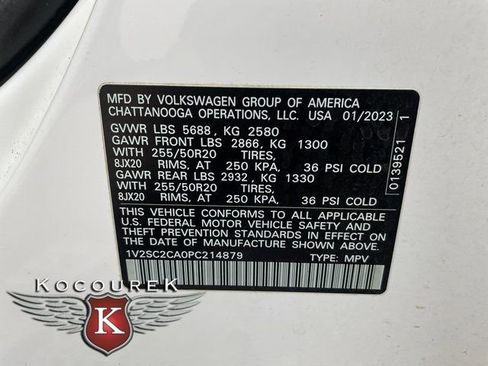 Used 2023 Volkswagen Atlas Cross Sport SEL R-Line AWD/4WD image 25