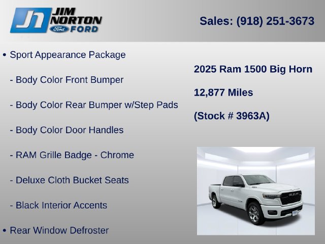 Used 2025 RAM 1500 Big Horn AWD/4WD image 44