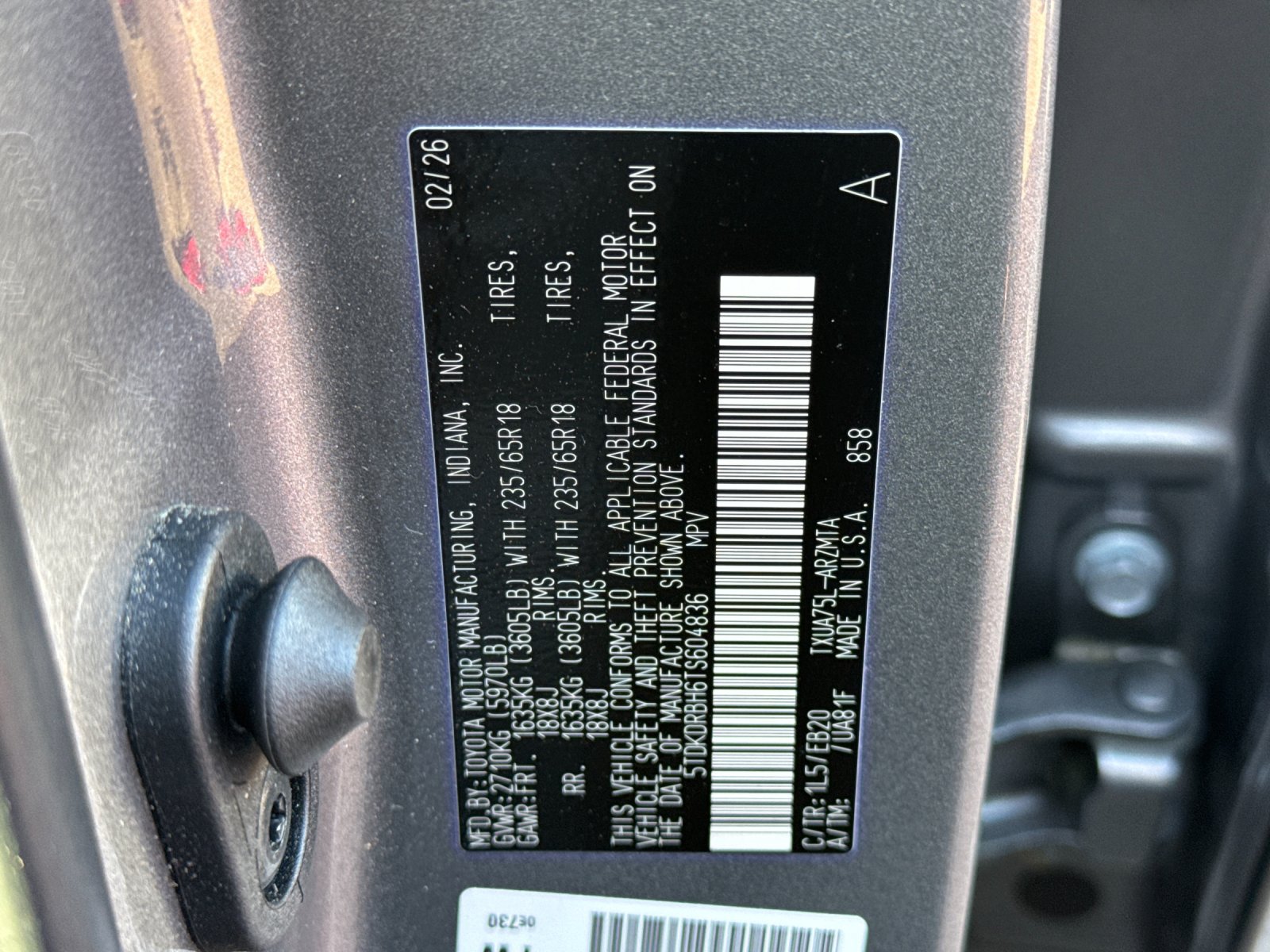 Used 2026 Toyota Highlander XLE AWD/4WD image 20